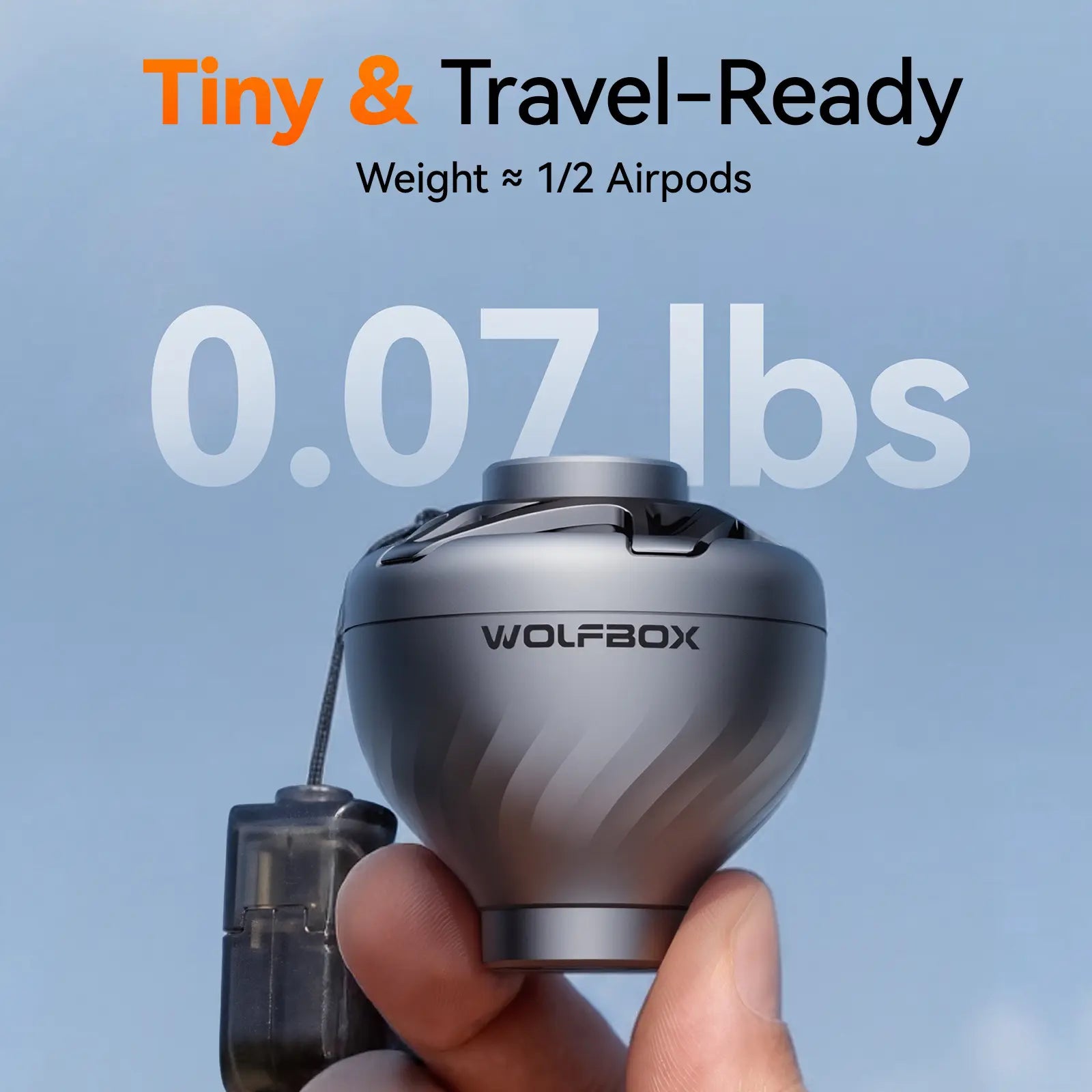 WOLFBOX MegaFlow Mini Portable Air Pump