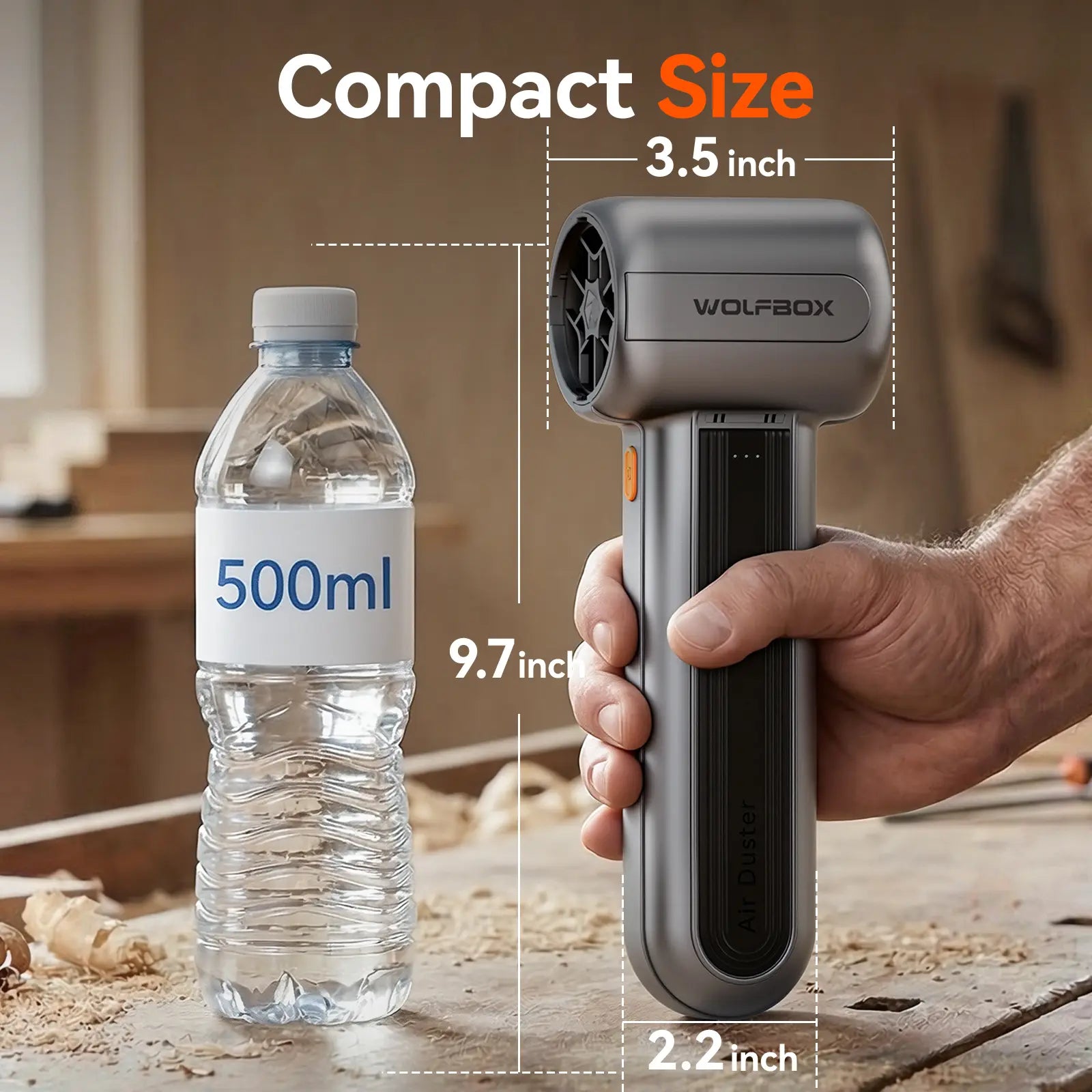 WOLFBOX MF400 Compressed Air Duster