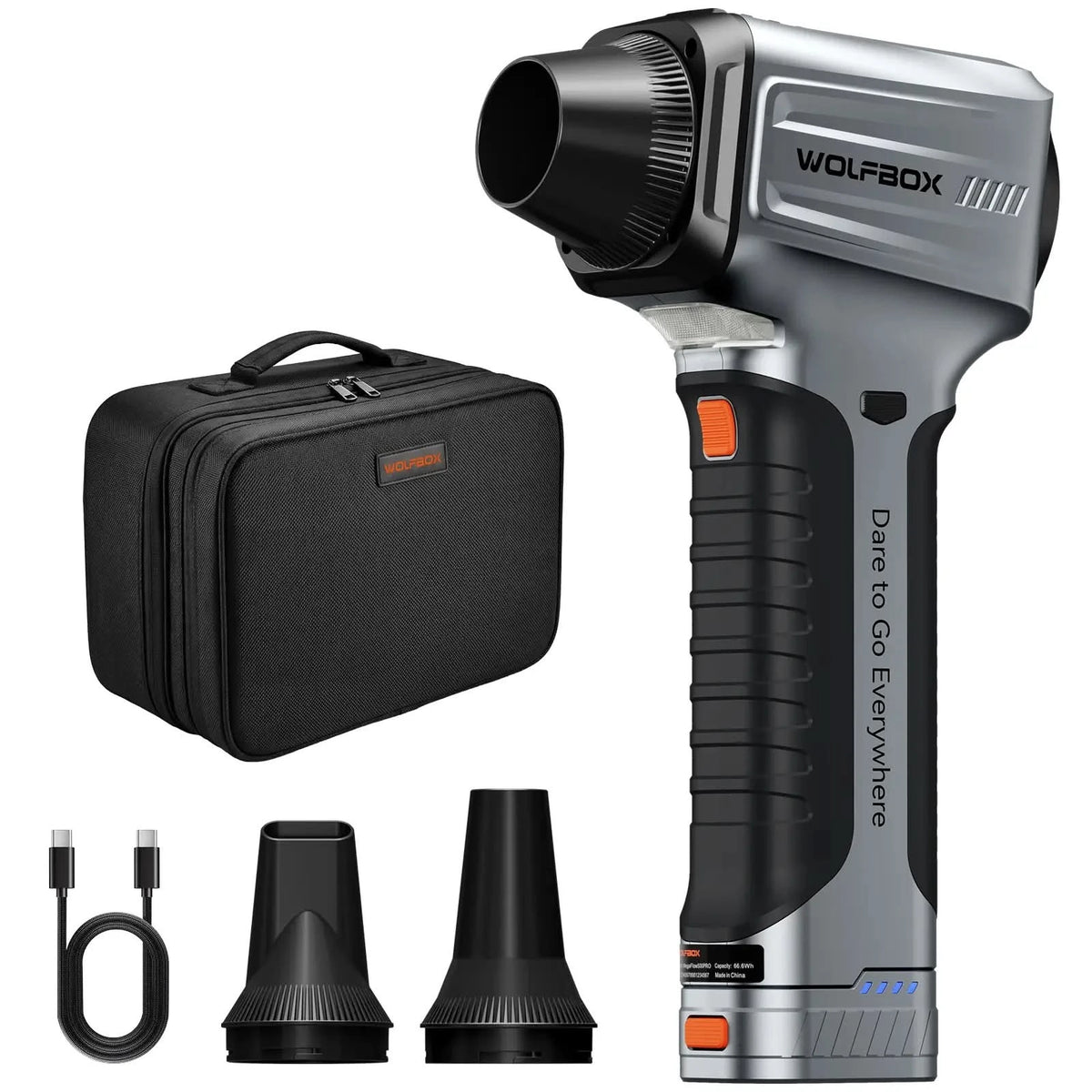 WOLFBOX MF500PRO Air Duster – Handheld Blower for Leaves & Outdoor Cleanup