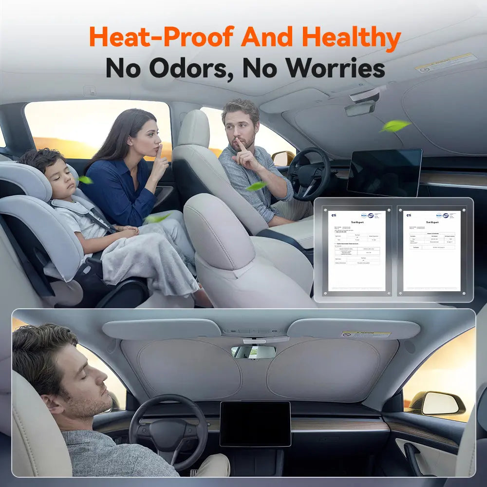 WOLFBOX Graphene Windshield Sunshade - WOLFBOX