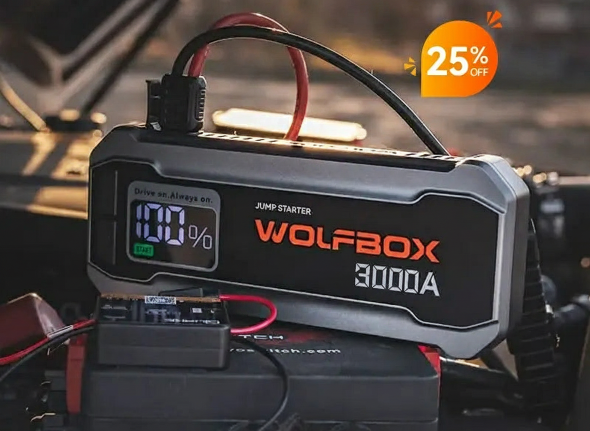 WOLFBOX 3000A Jump Starter - 完整版
