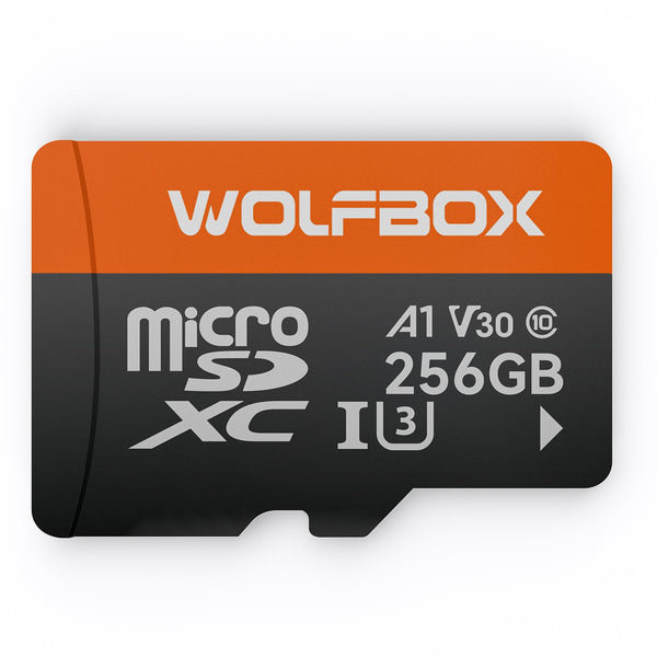 WOLFBOX Dash Cam 512GB/256GB Micro SD Card, Class 10 U3 TF Card Accessory WOLFBOX 256GB