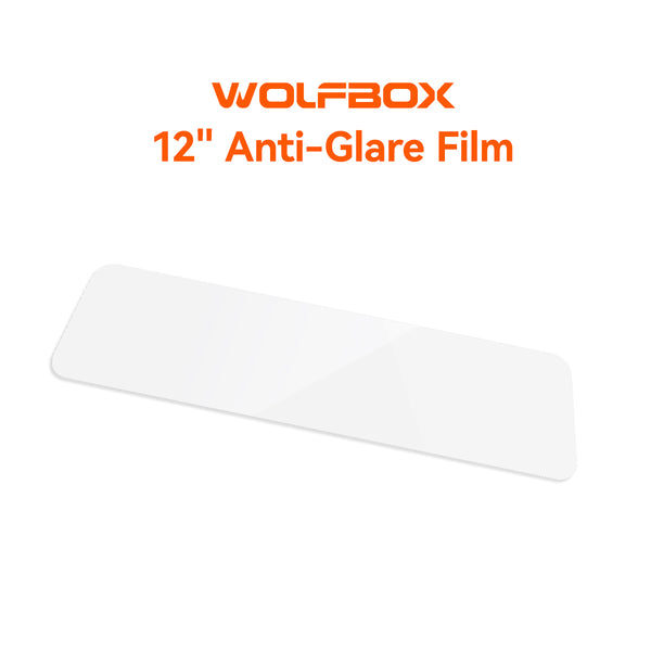 WOLFBOX 12inch Anti-Glare Film for Rear View Mirror Camera