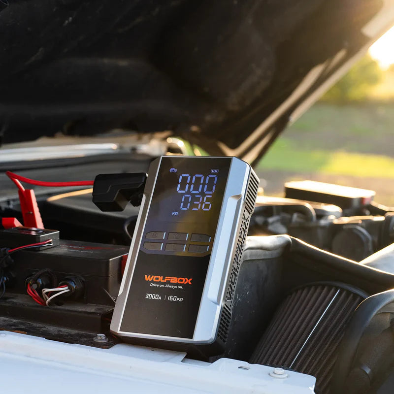 Jump Starter with Tire Inflator