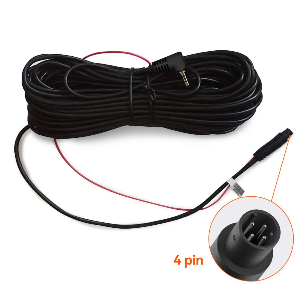 WOLFBOX 33/50 Feet Rear Camera Longer Replacement Cables for G900pro