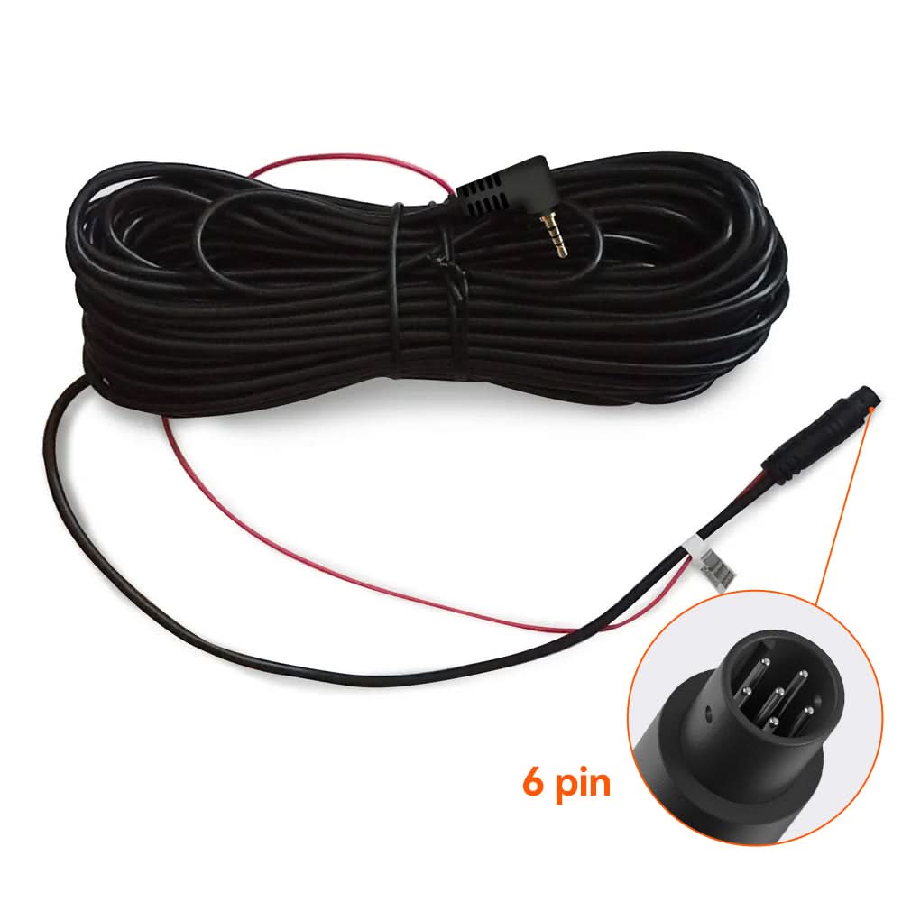 WOLFBOX 33/50 Feet Rear Camera Longer Replacement Cables for G900pro