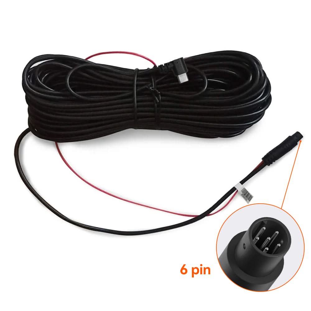 WOLFBOX 33/50 Feet Rear Camera Longer Replacement Cables for G900pro