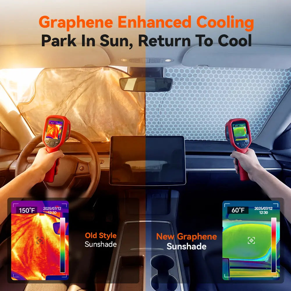 WOLFBOX Graphene Windshield Sunshade - WOLFBOX