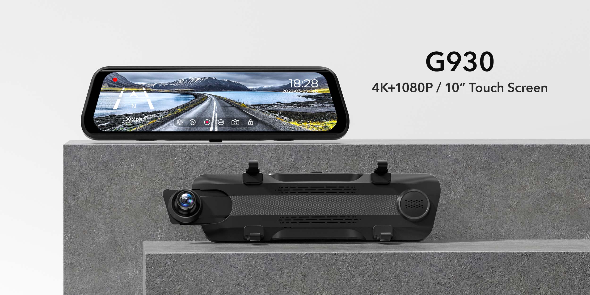 WOLFBOX G930  Rear View Mirror Camera camera wolfboxdashcamera   